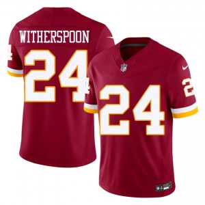 Commanders Ahkello Witherspoon #24 Men Limited Football Embroidery Jersey - Burgundy Edition 23365507