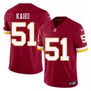 Washington Commanders Ale Kaho #51 Men Durable Football Embroidery Jersey - Burgundy Edition 21250939
