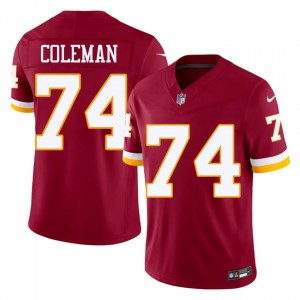 Washington Commanders Brandon Coleman #74 Men Limited Football Embroidery Jersey - Burgundy Edition 96507569
