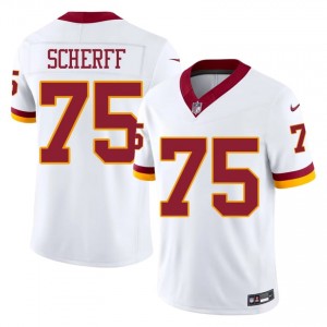 Brandon Scherff WAS Commanders #75 Men Iconic Football Stitched Jersey - White Edition 89470587