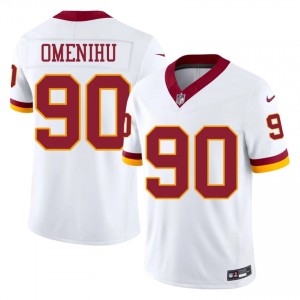 Charles Omenihu Commanders #90 Men Limited Football Stitched Jersey - White Edition 68047884