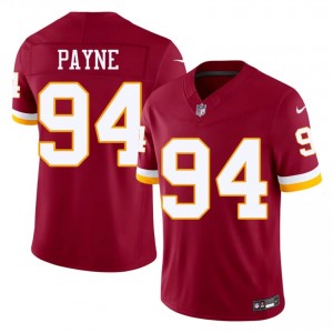 WAS Commanders Daron Payne #94 Men Exclusive Football Embroidery Jersey - Burgundy Edition 33224468