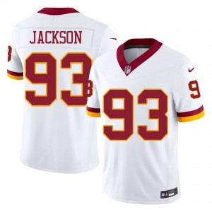 Drake Jackson Washington #93 Men Player Football Stitched Jersey - White Edition 64206346