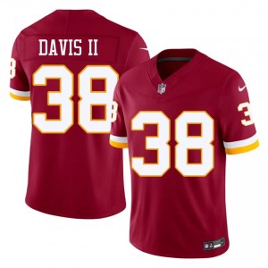 WAS Commanders Fred Davis II #38 Men Iconic Football Embroidery Jersey - Burgundy Edition 53435397