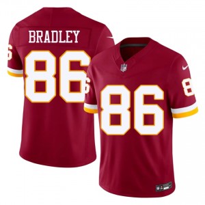 Washington Commanders Jaden Bradley #86 Men Premium Football Embroidery Jersey - Burgundy Edition 51421346