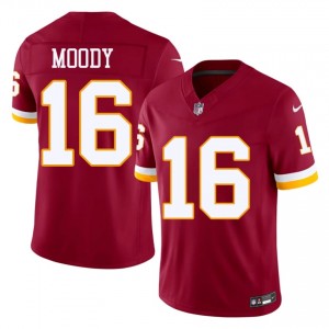 Washington Commanders Jake Moody #16 Men NFL Football Embroidery Jersey - Burgundy Edition 48211548