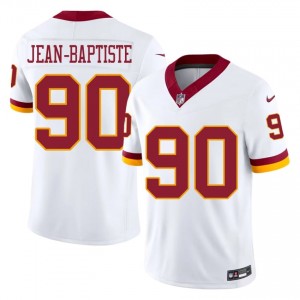 Javontae Jean-Baptiste WAS #90 Men Classic Football Stitched Jersey - White Edition 82340757
