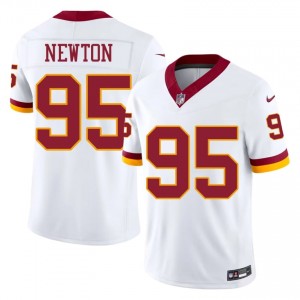 Jer'Zhan Newton WAS #95 Men NFL Football Stitched Jersey - White Edition 47363014