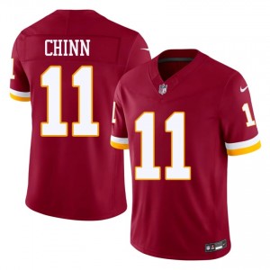 WAS Commanders Jeremy Chinn #11 Men Authentic Football Embroidery Jersey - Burgundy Edition 64074524