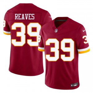 Washington Jeremy Reaves #39 Men Gameday Football Embroidery Jersey - Burgundy Edition 60477797