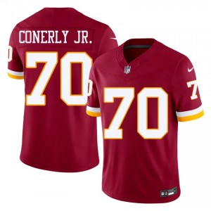 Commanders Josh Conerly Jr. #72 Men Player Football Embroidery Jersey - Burgundy Edition 90576200