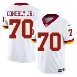 Josh Conerly Jr. WAS Commanders #72 Men NFL Football Stitched Jersey - White Edition 97823429