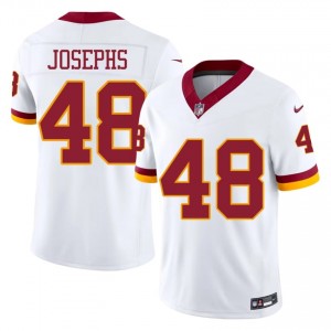 Joshua Josephs Washington Commanders #48 Men Premium Football Stitched Jersey - White Edition 55096349