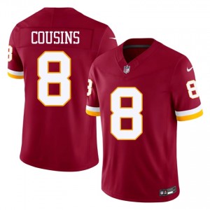 Washington Kirk Cousins #8 Men Moisture Wicking Football Embroidery Jersey - Burgundy Edition 46494338