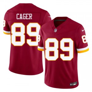WAS Lawrence Cager #89 Men Durable Football Embroidery Jersey - Burgundy Edition 29264603