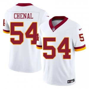 Leo Chenal Washington Commanders #54 Men Durable Football Stitched Jersey - White Edition 69434680