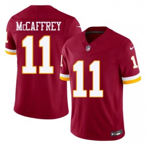WAS Commanders Luke McCaffrey #11 Men Premium Football Embroidery Jersey - Burgundy Edition 22596556