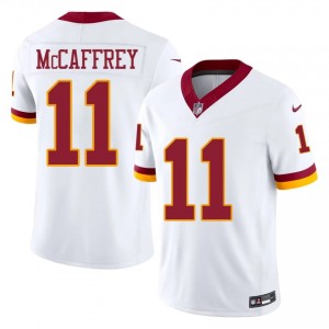 Luke McCaffrey Washington #11 Men Authentic Football Stitched Jersey - White Edition 17612126