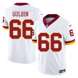 Matt Gulbin WAS #66 Men Exclusive Football Stitched Jersey - White Edition 75927686