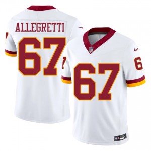 Nick Allegretti Commanders #67 Men Gameday Football Stitched Jersey - White Edition 96125194