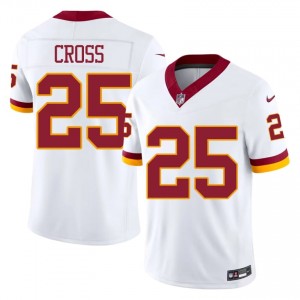 Nick Cross Washington Commanders #25 Men Player Football Stitched Jersey - White Edition 26243857