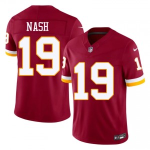 WAS Commanders Nick Nash #19 Men Limited Football Embroidery Jersey - Burgundy Edition 84549478