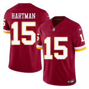 Commanders Sam Hartman #15 Men Limited Football Embroidery Jersey - Burgundy Edition 66414585