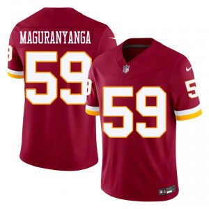 Commanders T.J. Maguranyanga #59 Men Classic Football Embroidery Jersey - Burgundy Edition 69457042