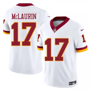 Terry McLaurin Commanders #17 Men Premium Football Stitched Jersey - White Edition 96798402