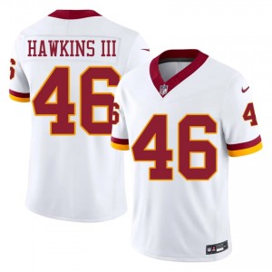 Tre Hawkins III Washington Commanders #46 Men NFL Football Stitched Jersey - White Edition 77909440