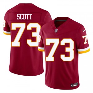 Washington Commanders Trent Scott #73 Men Limited Football Embroidery Jersey - Burgundy Edition 80621388