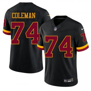 #74 Brandon Coleman WAS Commanders Men Exclusive Football Stitch Jersey - Black Edition 20203521