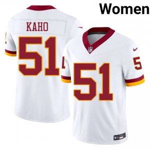 Ale Kaho WAS #51 Women NFL Football Stitched Jersey - White Edition 12934439