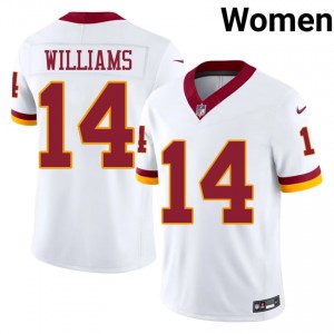 Antonio Williams Washington Commanders #14 Women Limited Football Stitched Jersey - White Edition 77553961