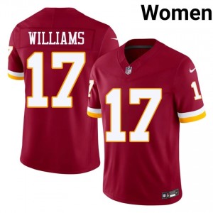 Washington Doug Williams #17 Women Player Football Embroidery Jersey - Burgundy Edition 53946604