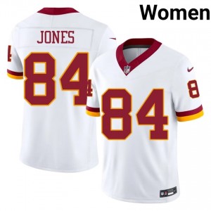 Jacoby Jones WAS Commanders #84 Women Durable Football Stitched Jersey - White Edition 80551296