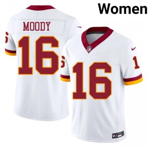 Jake Moody WAS #16 Women Limited Football Stitched Jersey - White Edition 30618035