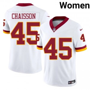 K'Lavon Chaisson WAS Commanders #45 Women Limited Football Stitched Jersey - White Edition 21392555