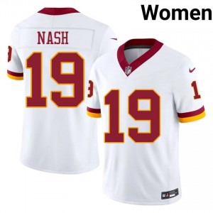 Nick Nash Commanders #19 Women Classic Football Stitched Jersey - White Edition 93509791