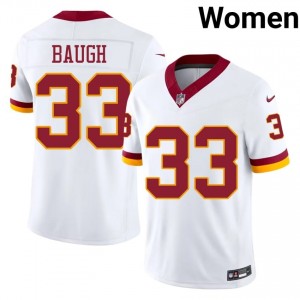 Sammy Baugh Washington Commanders #33 Women Moisture Wicking Football Stitched Jersey - White Edition 80494584