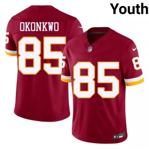WAS Commanders Chig Okonkwo #85 Youth NFL Football Embroidery Jersey - Burgundy Edition 68934296