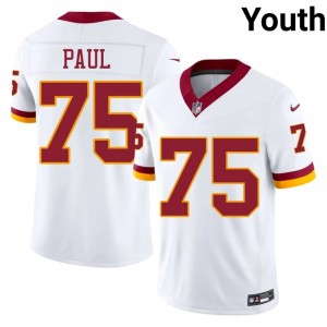 Chris Paul Washington Commanders #75 Youth Limited Football Stitched Jersey - White Edition 70496235