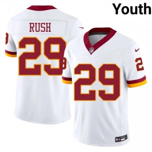 Darius Rush WAS #29 Youth Essential Football Stitched Jersey - White Edition 24170853