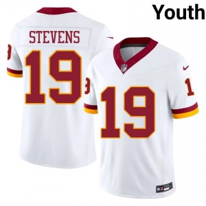 Drew Stevens Washington #19 Youth Elite Thread Football Stitched Jersey - White Edition 60015567