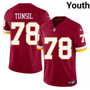 Washington Commanders Laremy Tunsil #78 Youth Authentic Football Embroidery Jersey - Burgundy Edition 53875210