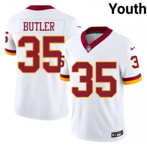 Percy Butler WAS Commanders #35 Youth Classic Football Stitched Jersey - White Edition 61902459