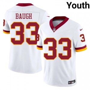 Sammy Baugh Washington Commanders #33 Youth Essential Football Stitched Jersey - White Edition 25435188