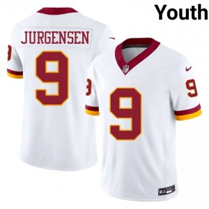Sonny Jurgensen Washington Commanders #9 Youth Player Football Stitched Jersey - White Edition 87612645