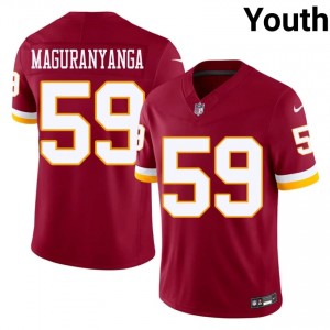 WAS T.J. Maguranyanga #59 Youth NFL Football Embroidery Jersey - Burgundy Edition 50242830