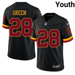 #28 Darrell Green Washington Youth Gameday Football Sewn Jersey - Black Edition 37942179